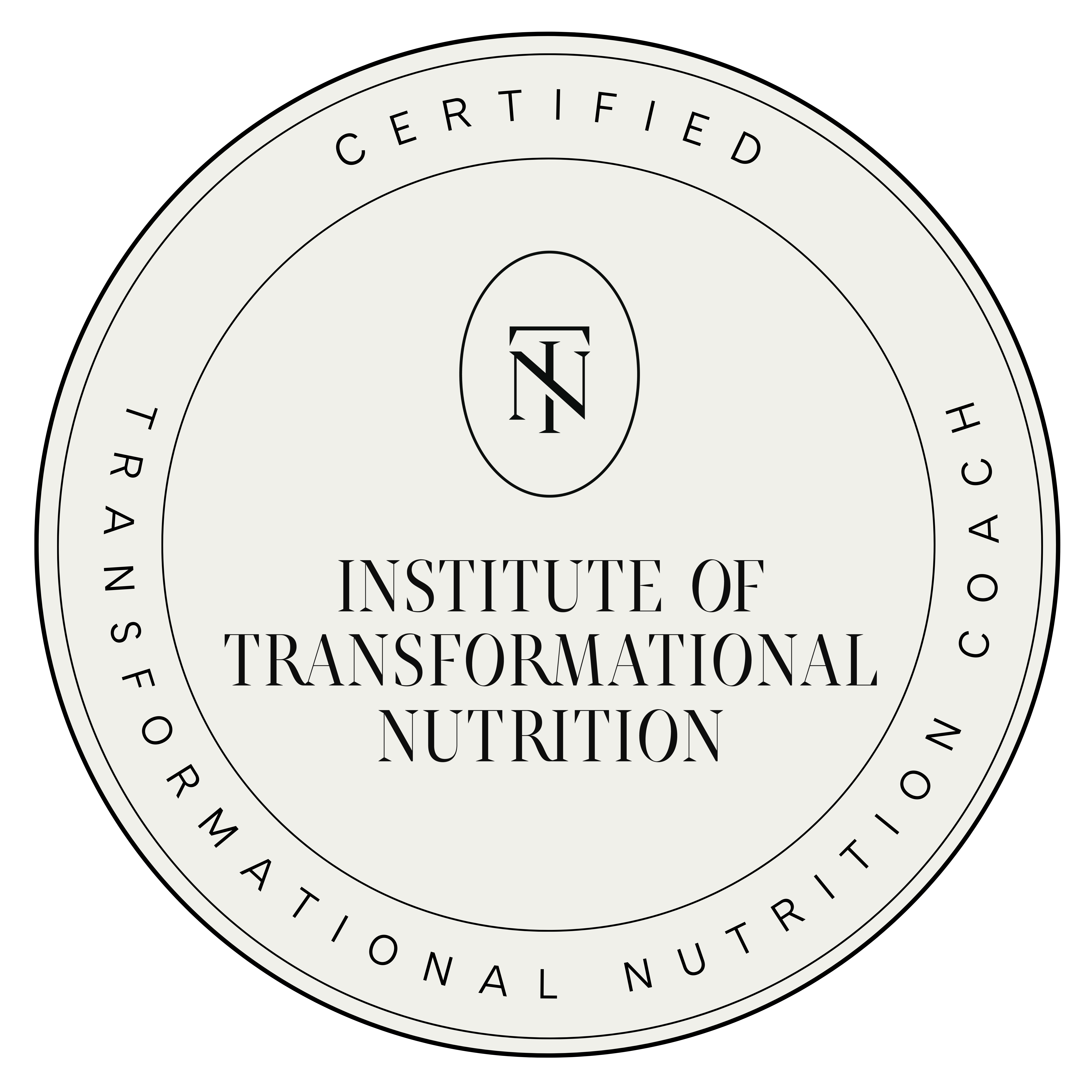 Certified Transformational Nutrition Coach badge
